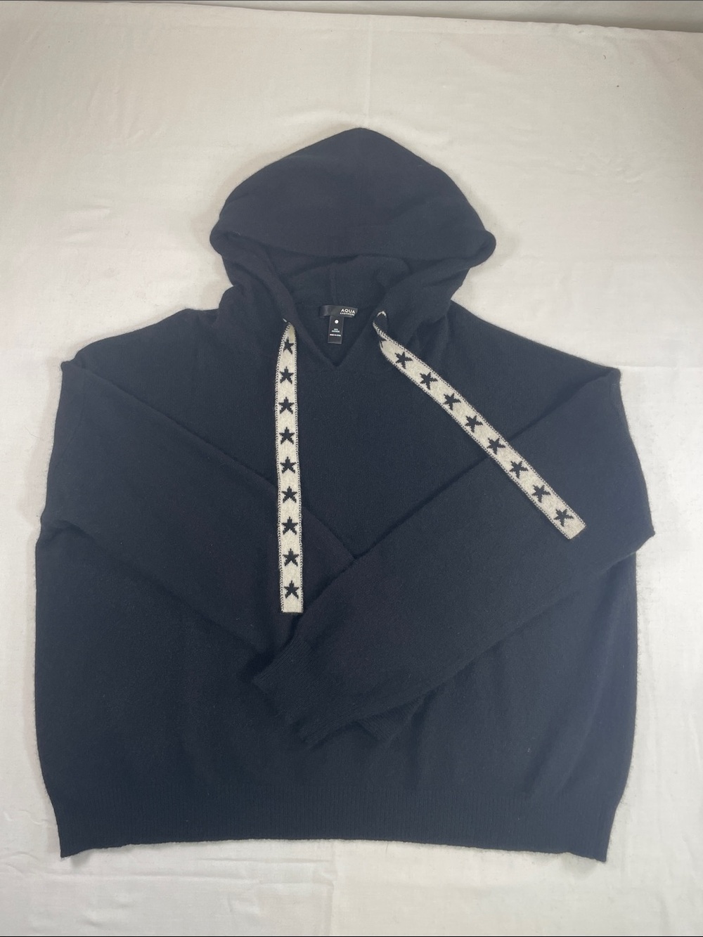 Hoodie Cashmere Oversized Black Jumper Sweater WL - Picture 5 of 10